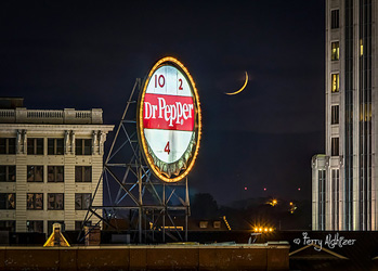 Dr. Pepper Crescent Moon Roanoke By Terry Aldhizer